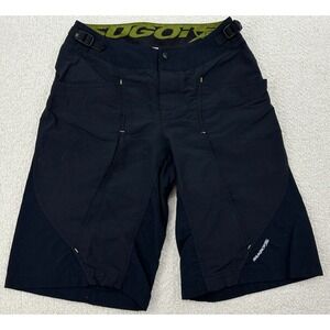 Sugoi Men's Small Cycling MBT Shorts Black Ripstop Vent Pocket Biking Adjustable